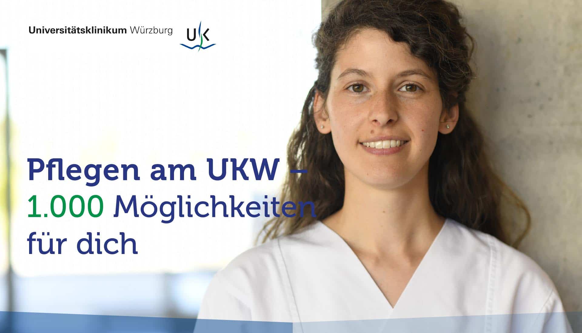 Uniklinik Würzburg Karriereseite Titel mit Claim