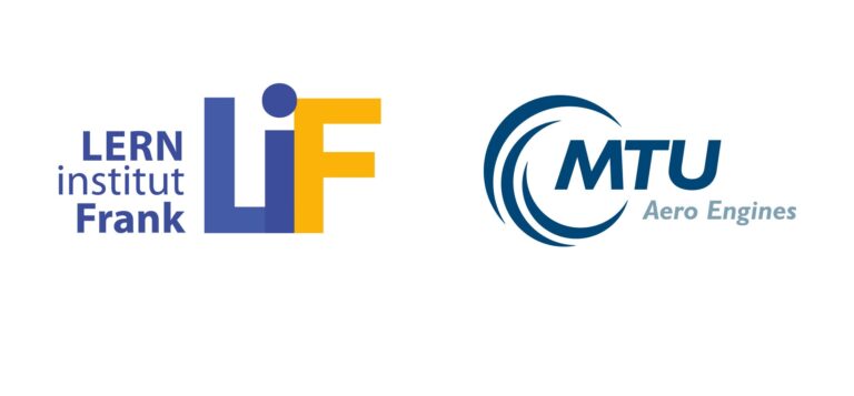 Lerninstitut Frank und MTU Aero Engines Logodarstellung