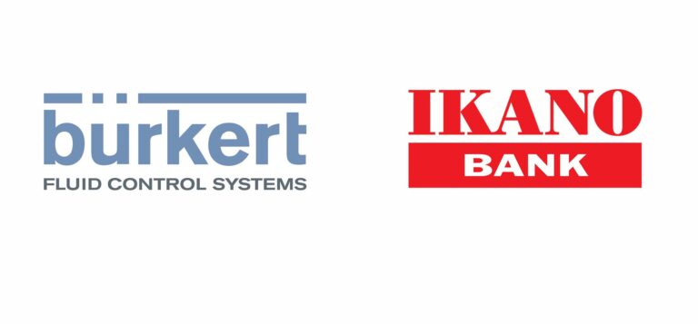 Kundenlogos Bürkert und Ikano Bank