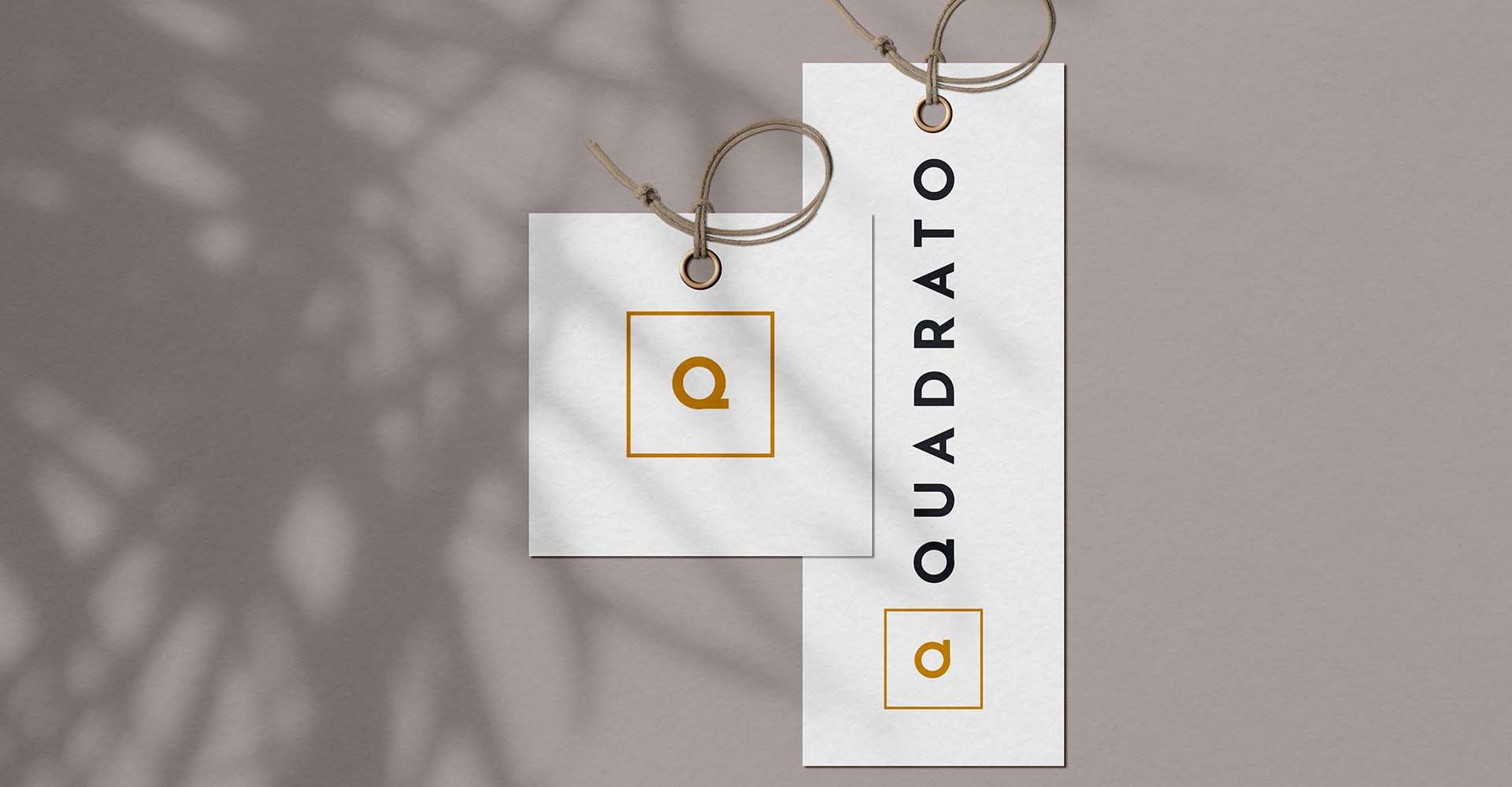 Quadrato Preisschilder Etiketten Corporate Design Markenentwicklung